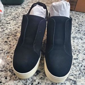 NEW Suede Super Comfortable Hidden Wedge Sneakers